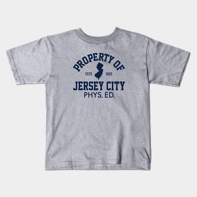 Jersey City Phys. Ed. - 2.0 Kids T-Shirt by LILNAYSHUNZ